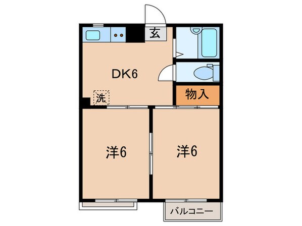 コ－ポロビンの物件間取画像